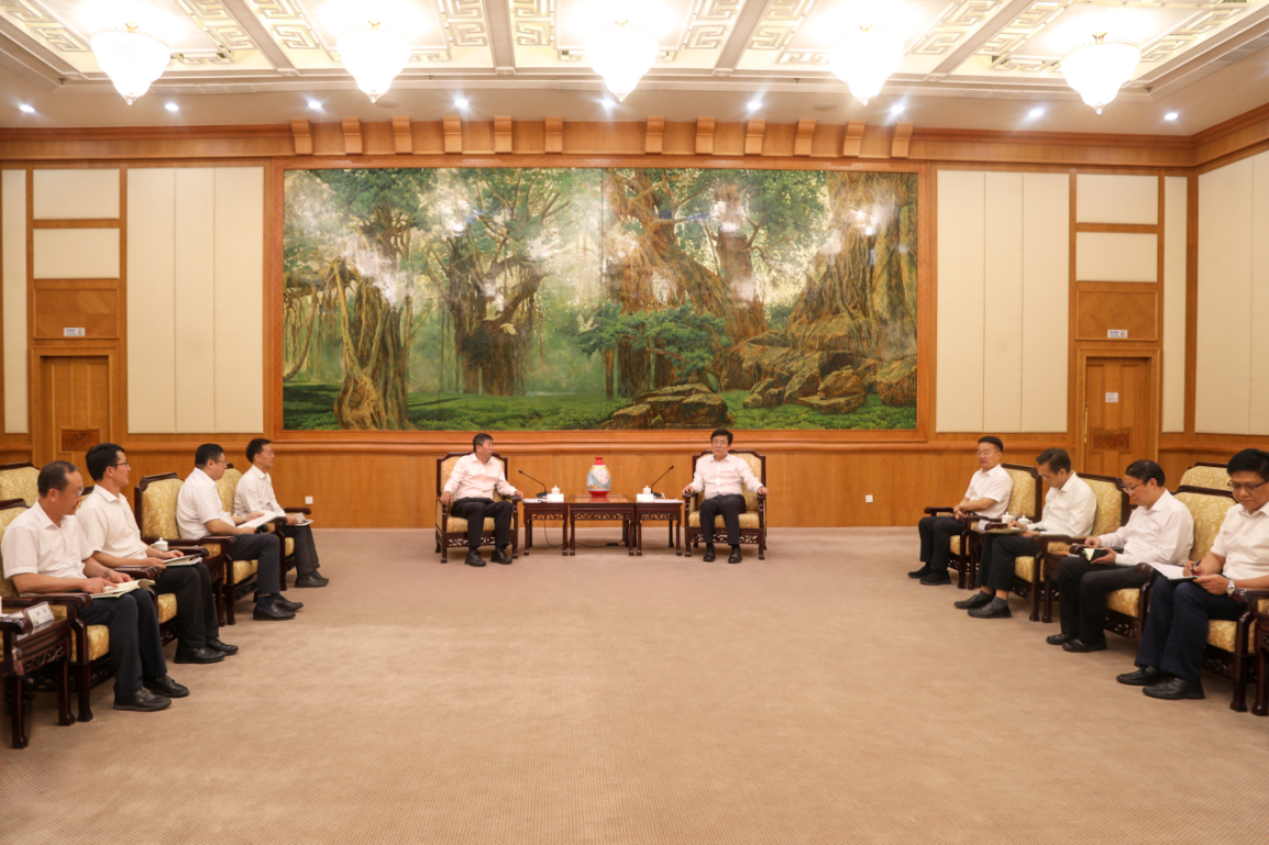 單忠立拜會福建省省長趙龍并在福建區域調研