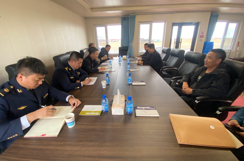盤錦海事局、盤錦市海洋與漁業(yè)行政執(zhí)法隊(duì)蒞臨我會(huì)開展交流活動(dòng)